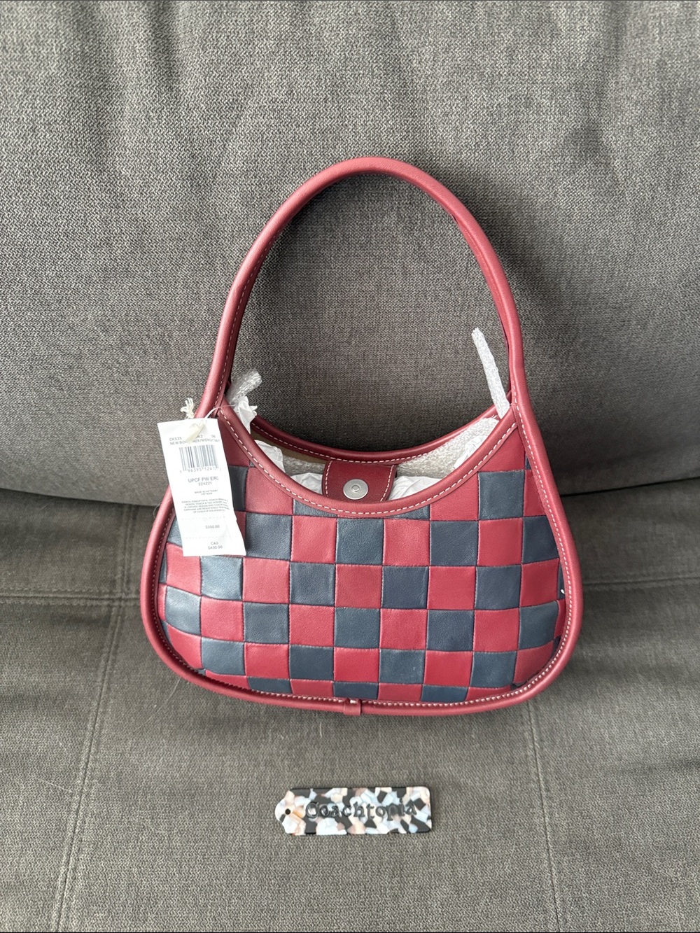 Coach Ergo Bag In Checkerboard Upcrafted Leather - Coachtopia